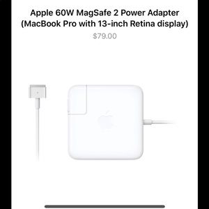Apple 60W MagSafe 2 Power Adapter